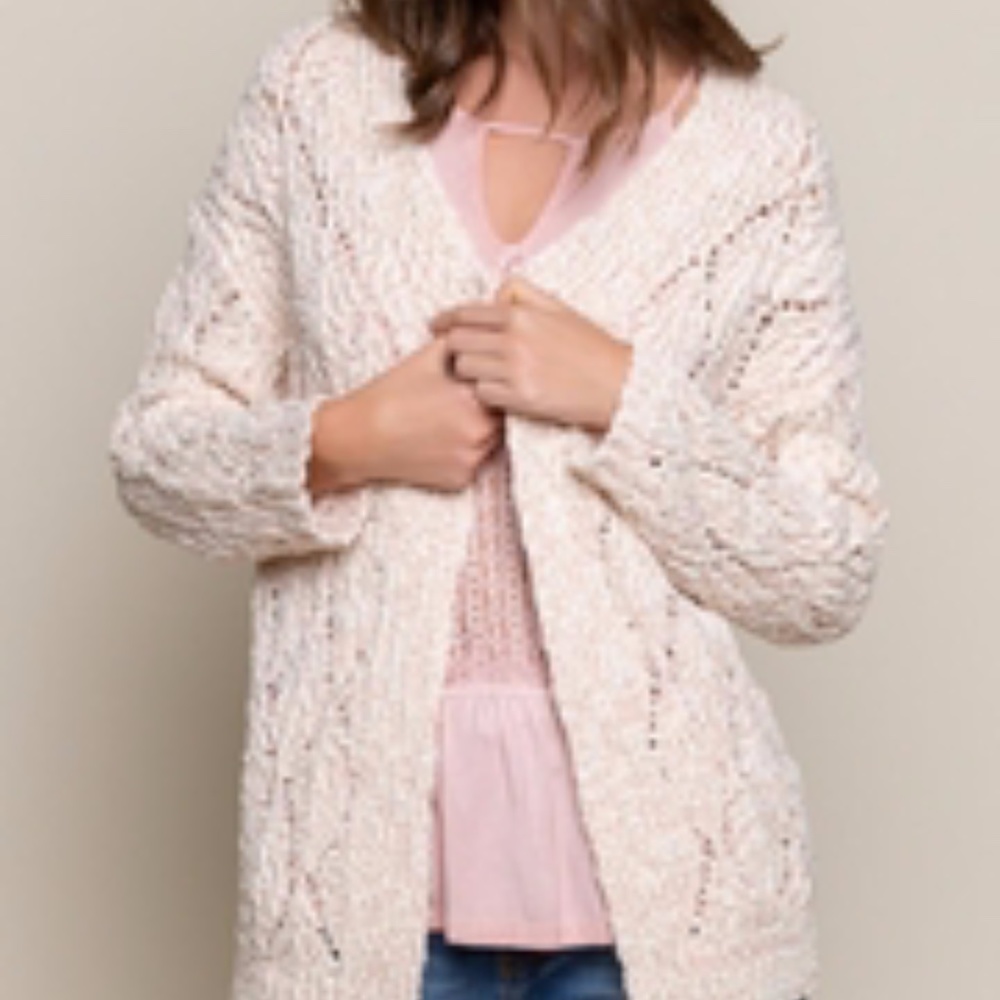 POL Open Cardigan, M, L